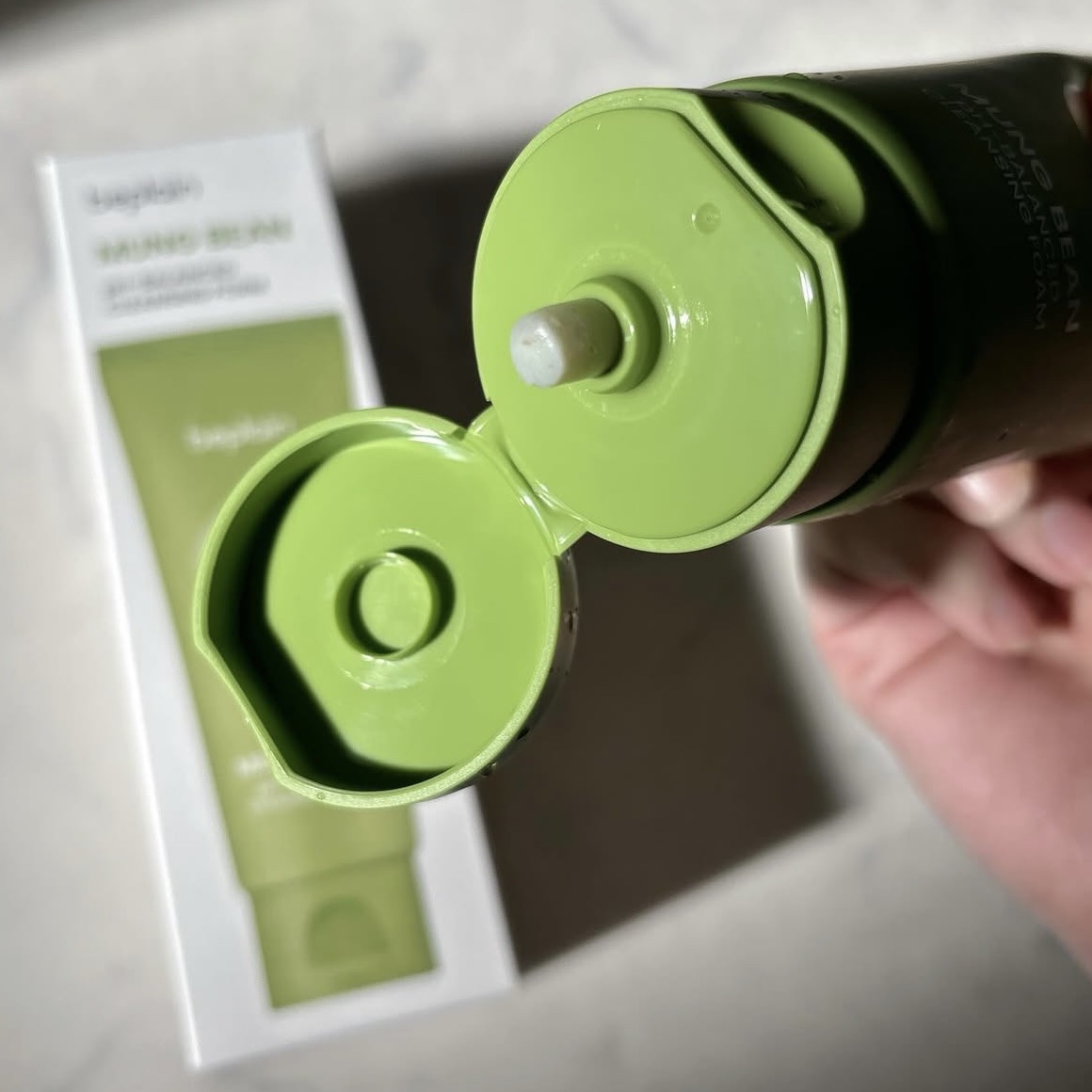 緑豆弱酸性洗顔フォーム/beplain/洗顔フォームを使ったクチコミ（3枚目）