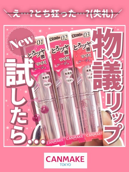 ラスターヴェールルージュ/キャンメイク/口紅を使ったクチコミ(1枚目)