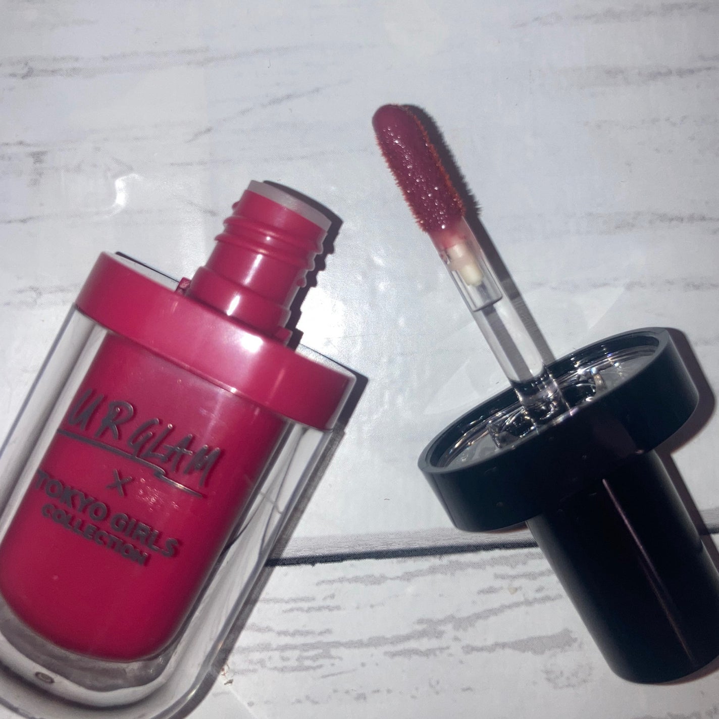 ジューシーティントリップカラー/U R GLAM/リップティントを使ったクチコミ(4枚目)