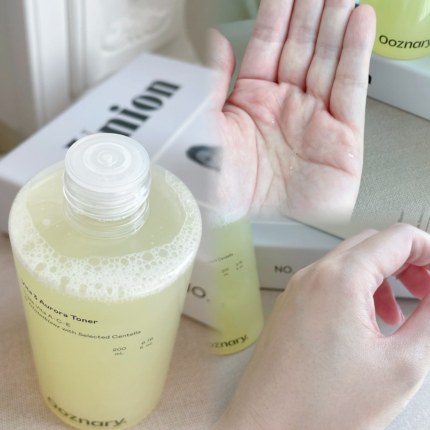 ビタ3オーロラトナー/オーズナリー/化粧水を使ったクチコミ(3枚目)