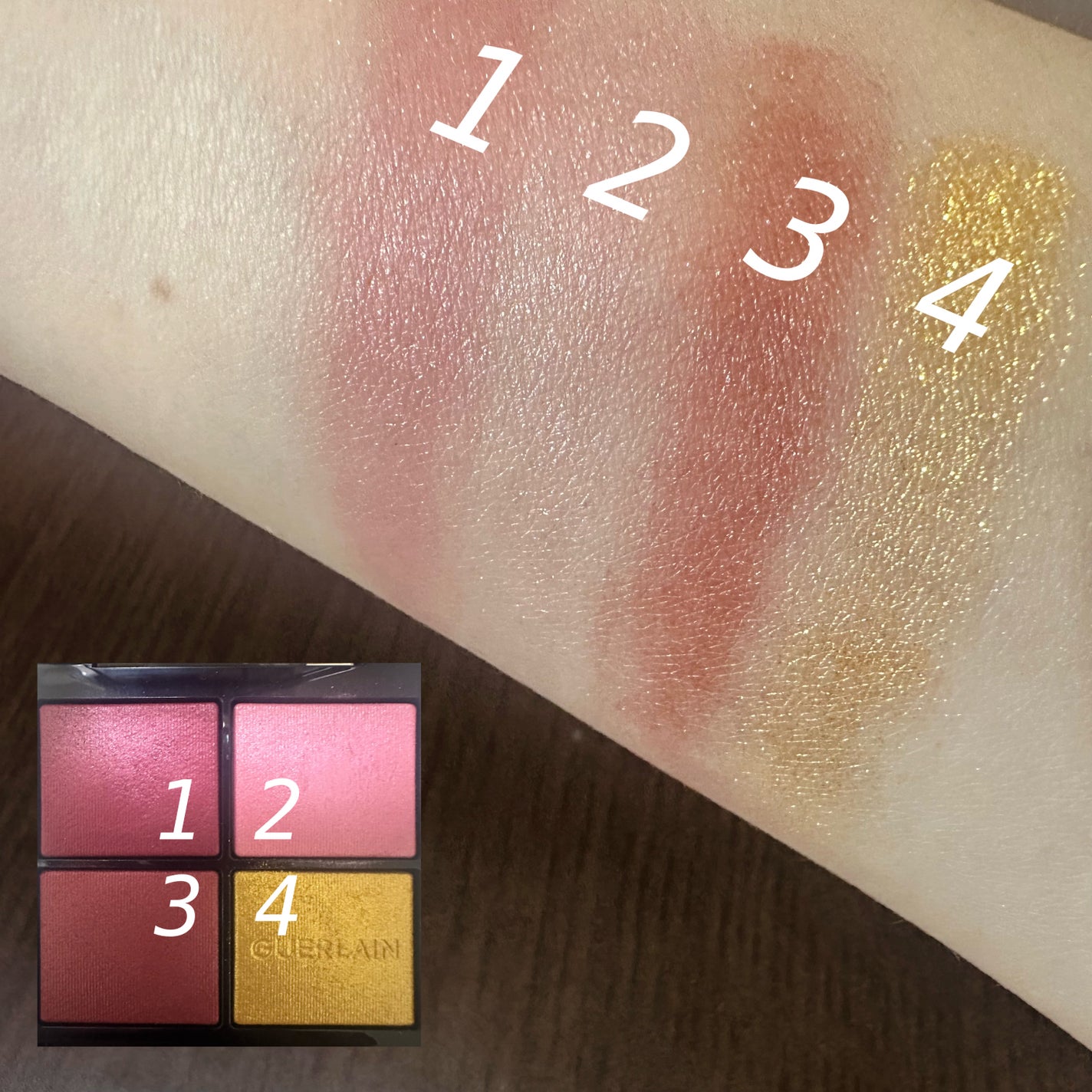 オンブル ジェ/GUERLAIN/アイシャドウパレットを使ったクチコミ(3枚目)