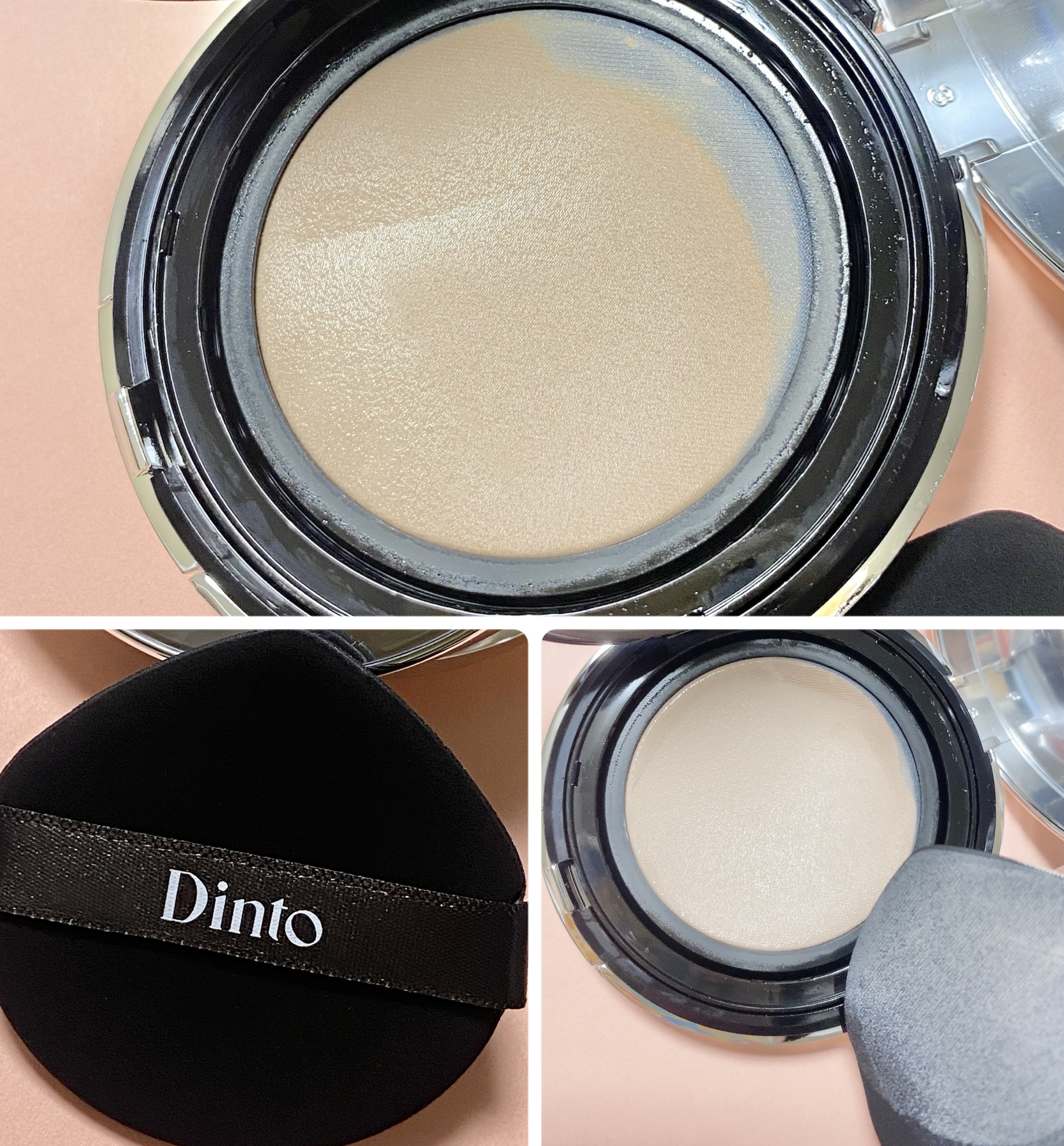 ブラーグローイクッション/Dinto/クッションファンデーションを使ったクチコミ（3枚目）