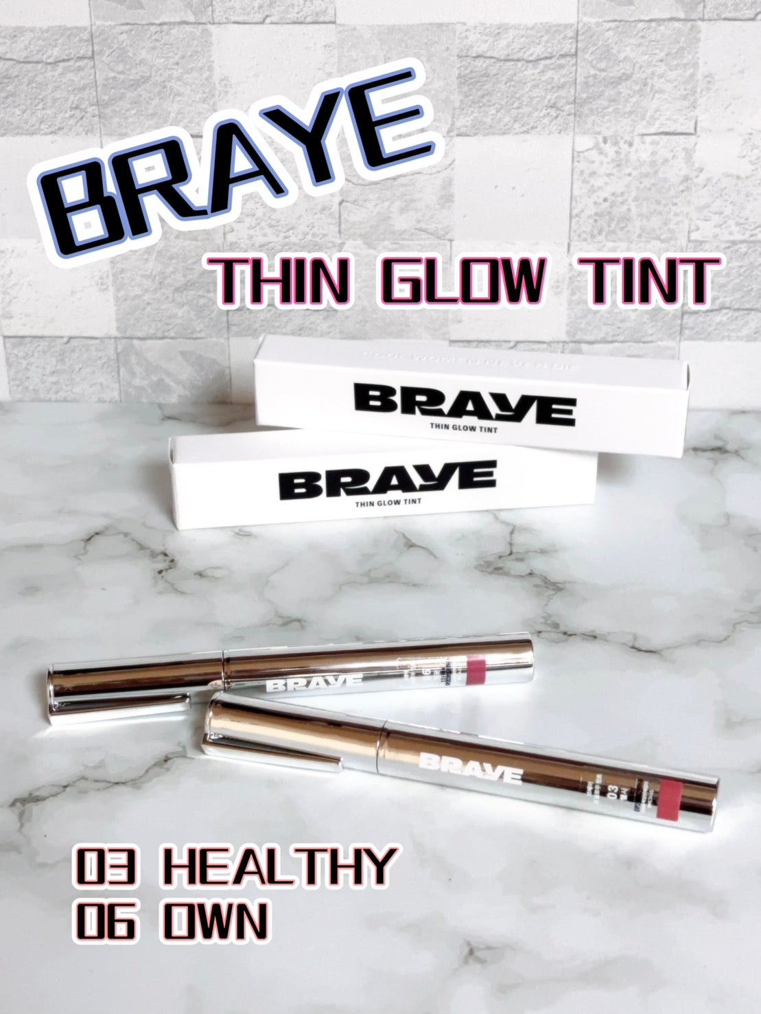 THIN GLOW TINT/BRAYE/口紅を使ったクチコミ(1枚目)