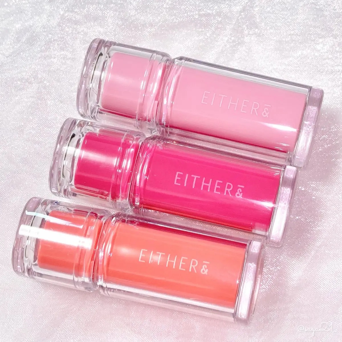 Dewy Syrup Tint/EITHER＆/口紅を使ったクチコミ（1枚目）