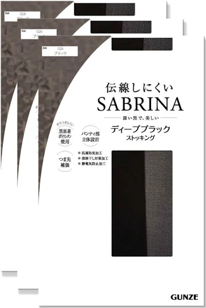 SABRINA サブリナ 伝線しにくいディープブラック