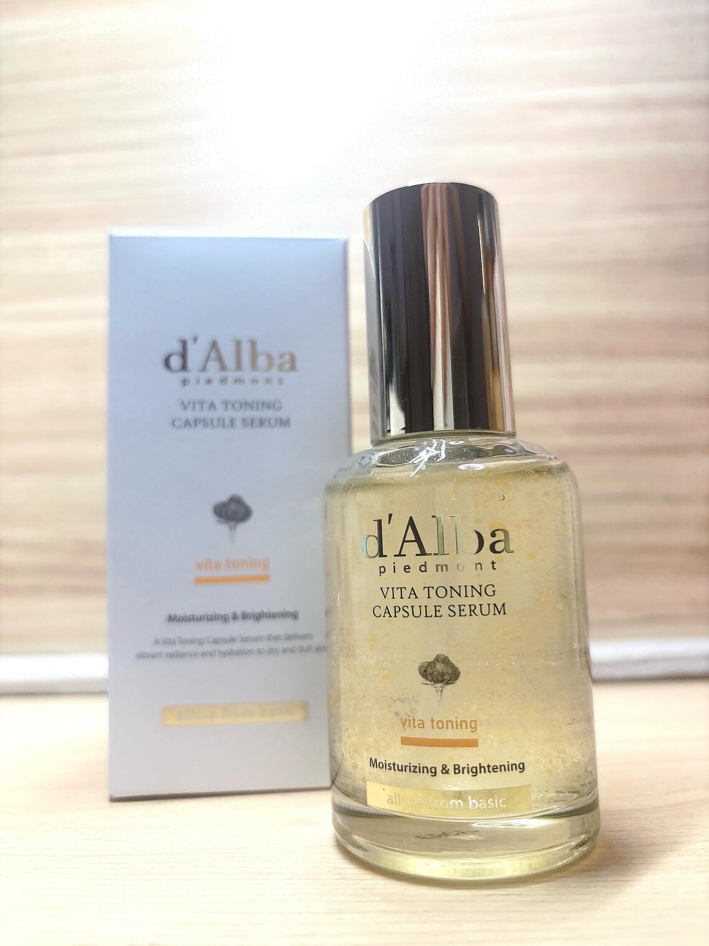 ビタトーニングカプセルセラム 50ml/ダルバ/美容液を使ったクチコミ（1枚目）