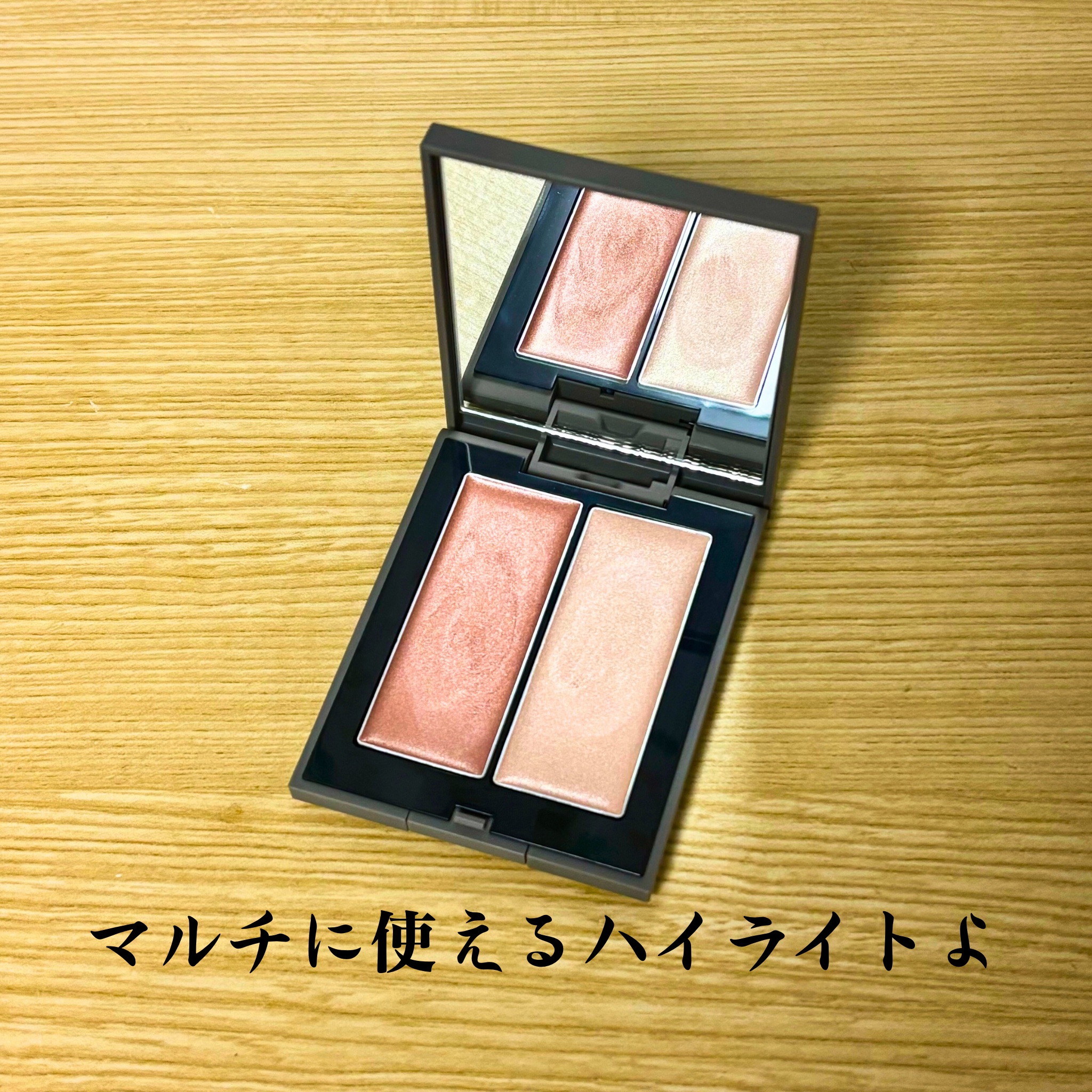 THREE シマリング グロー デュオ R 01/THREE/クリームハイライトを使ったクチコミ（1枚目）