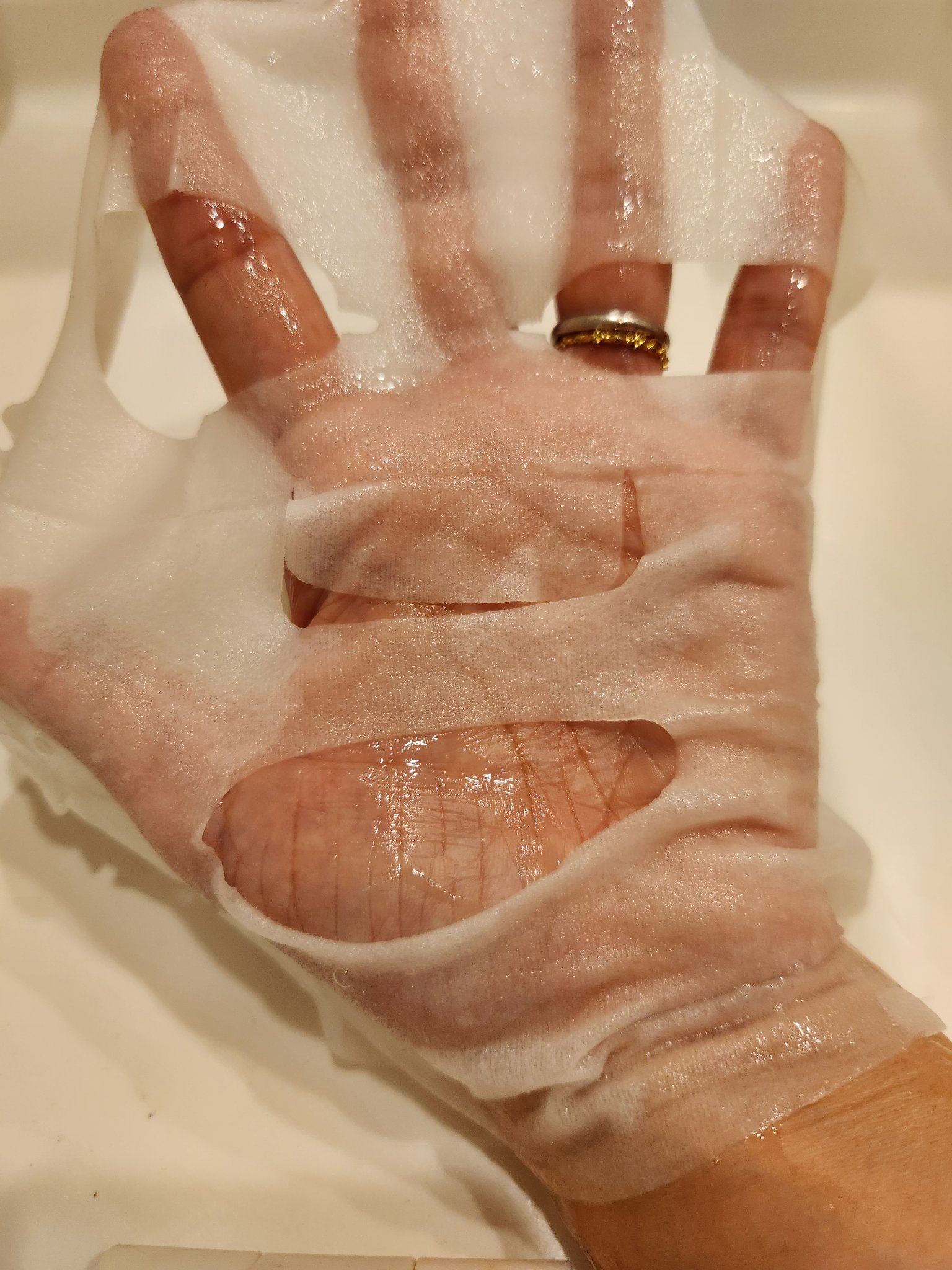 PHセンシティブマスクスージング＆モイスト/SAM'U/シートマスク・パックを使ったクチコミ（3枚目）