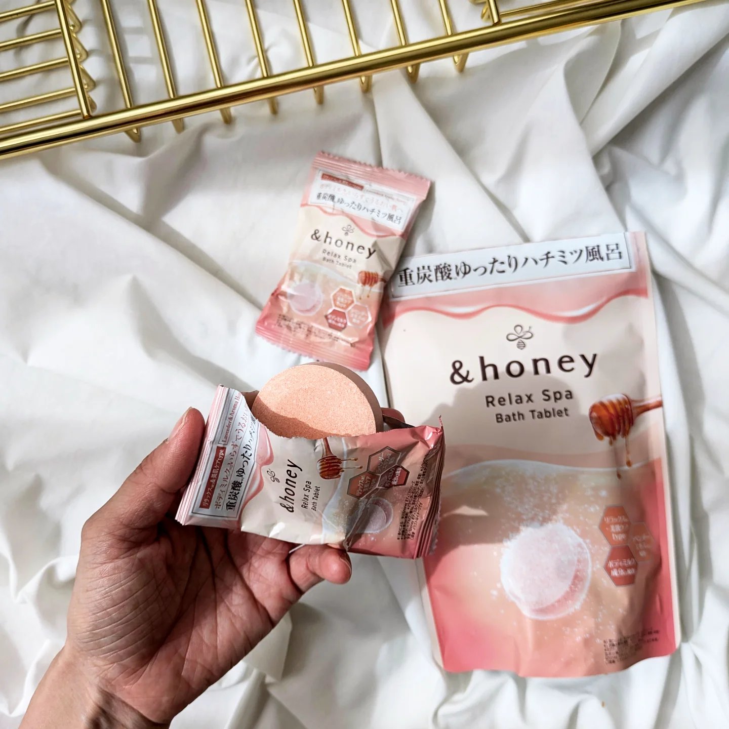 リラックス スパ バスタブレット/&honey/入浴剤を使ったクチコミ（2枚目）