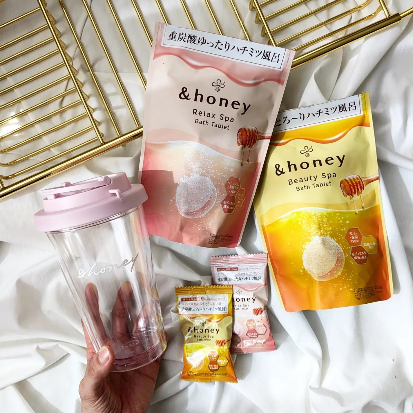 ビューティー スパ バスタブレット/&honey/入浴剤を使ったクチコミ(1枚目)