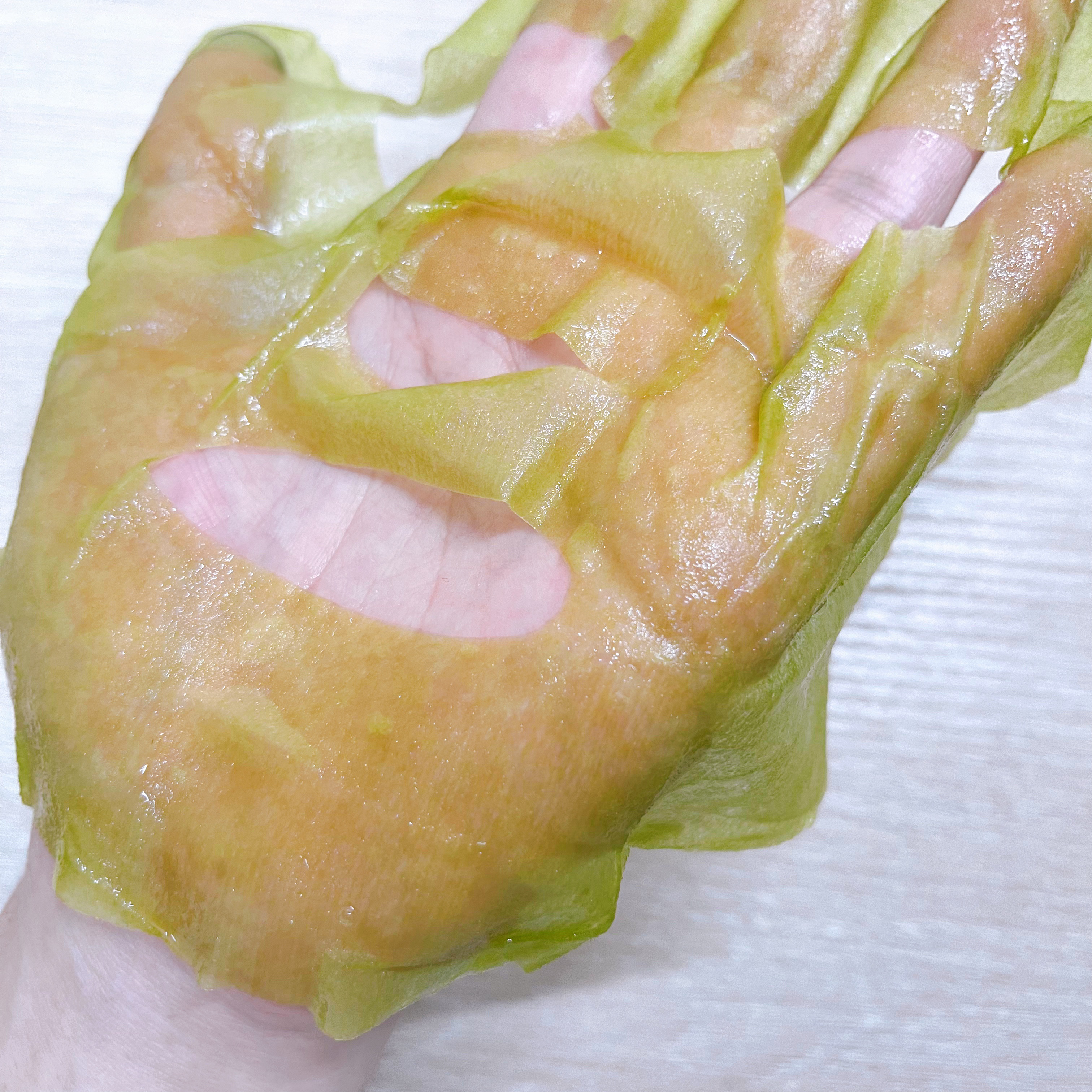 HEARTLEAF 77 SOOTHING TONER CICA EXOSOME MASK/Anua/シートマスク・パックを使ったクチコミ（3枚目）