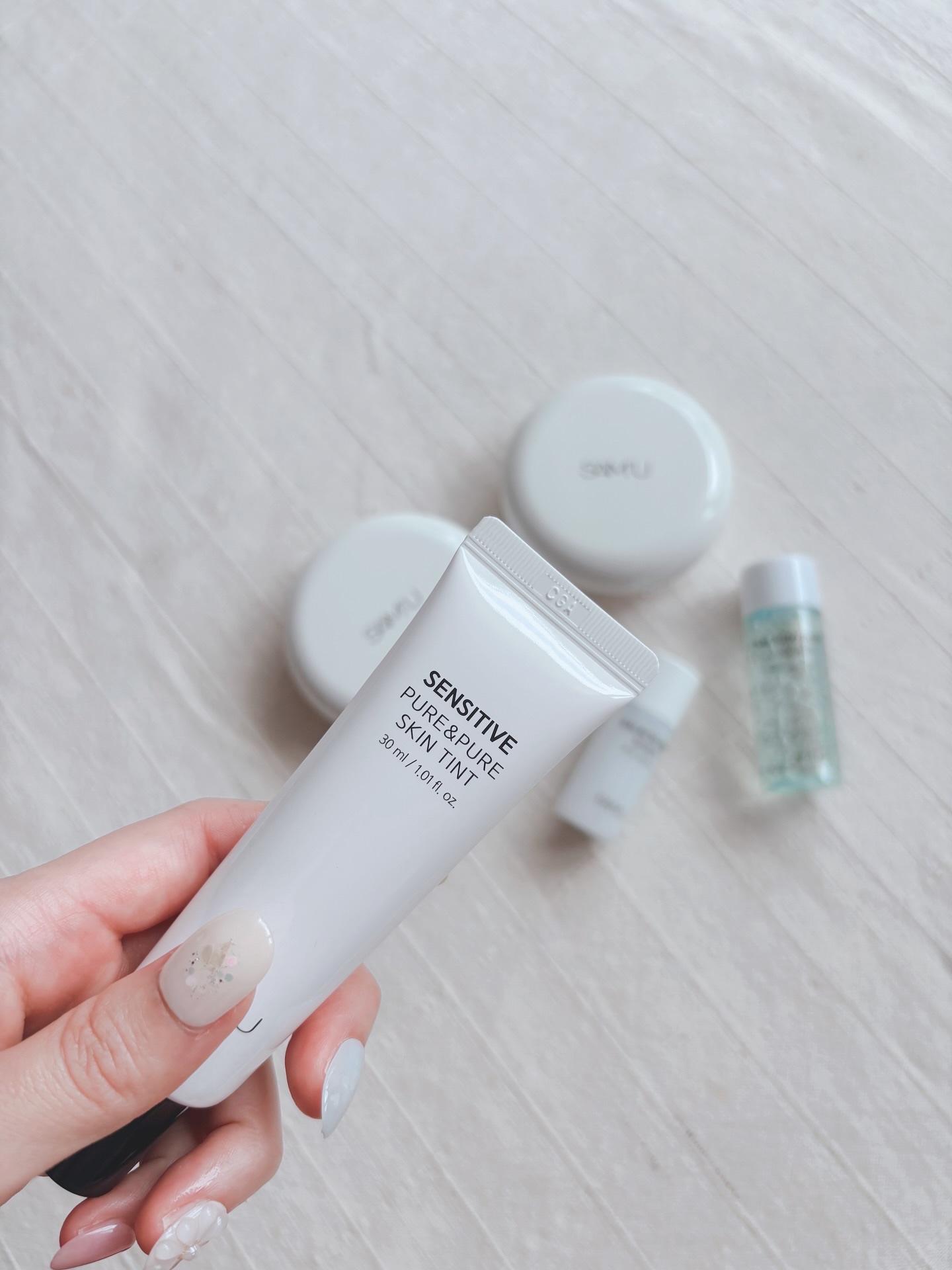 センシティブピュア＆ピュアスキンティント/SAM'U/化粧下地を使ったクチコミ（1枚目）