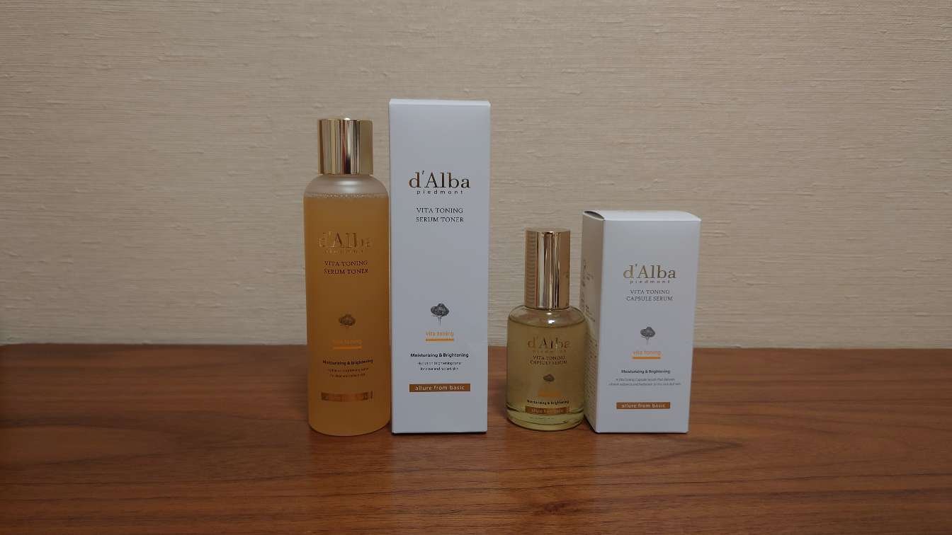 ビタトーニングカプセルセラム/ダルバ/美容液を使ったクチコミ（1枚目）