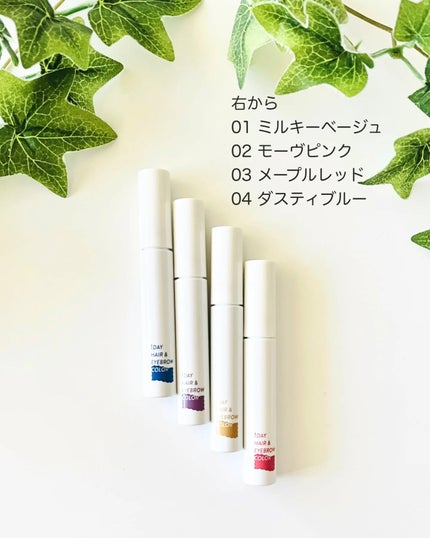 1dayヘア&アイブロウカラー/フレンド株式会社/眉マスカラを使ったクチコミ(2枚目)