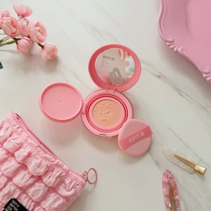 マシュマロトーンアップクッション ピンク/EDIT.B/クッションファンデーションを使ったクチコミ(1枚目)