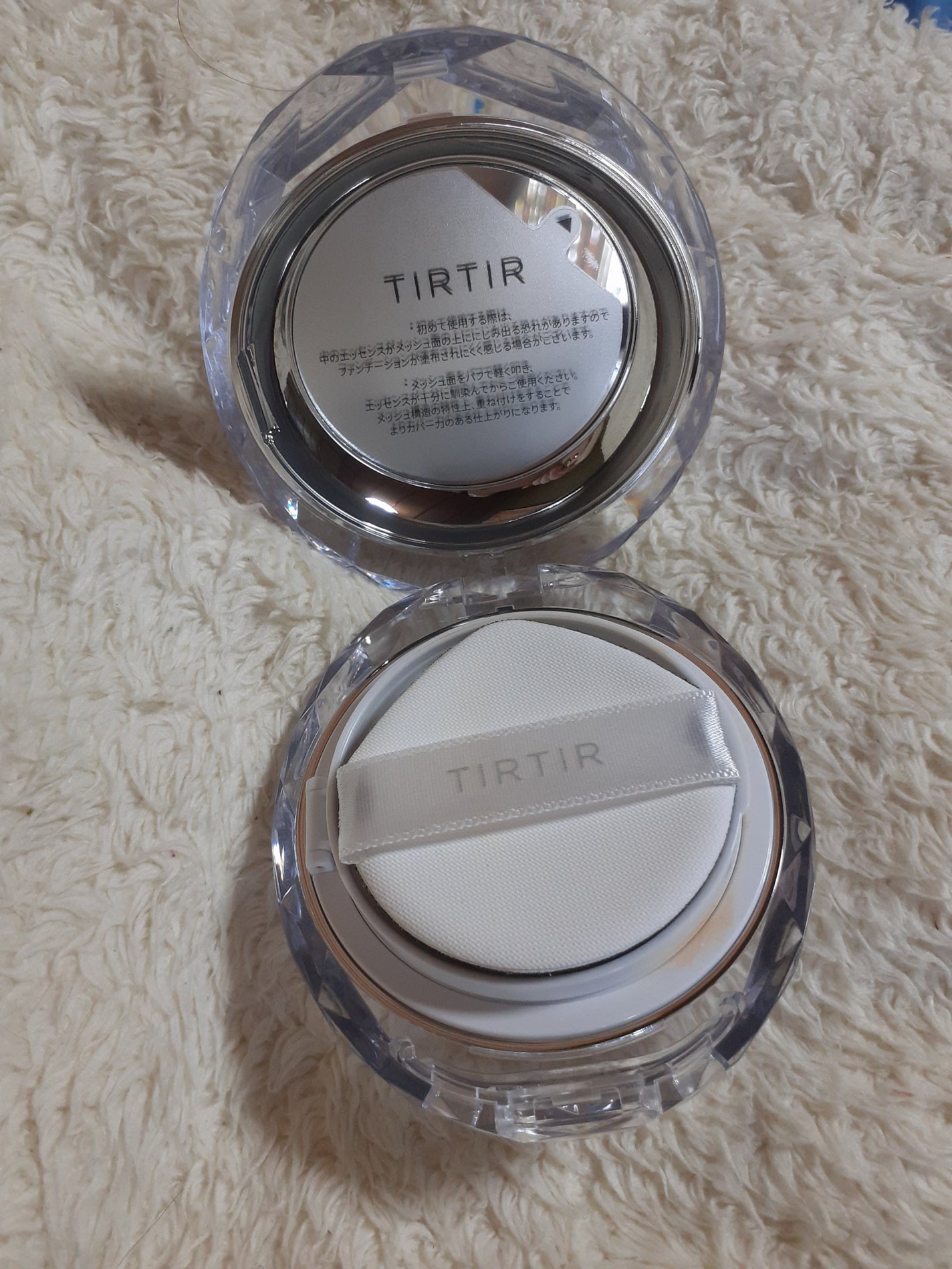 マスクフィット クリスタルメッシュクッション/TIRTIR(ティルティル)/クッションファンデーションを使ったクチコミ(1枚目)