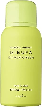 MIEUFA フレグランスUVスプレー シトラスグリーン