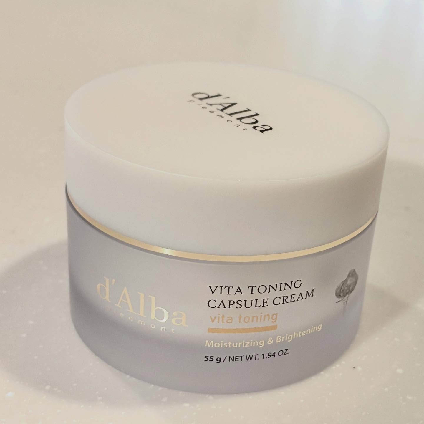 ビタトーニングカプセルクリーム/ダルバ/フェイスクリームを使ったクチコミ（2枚目）