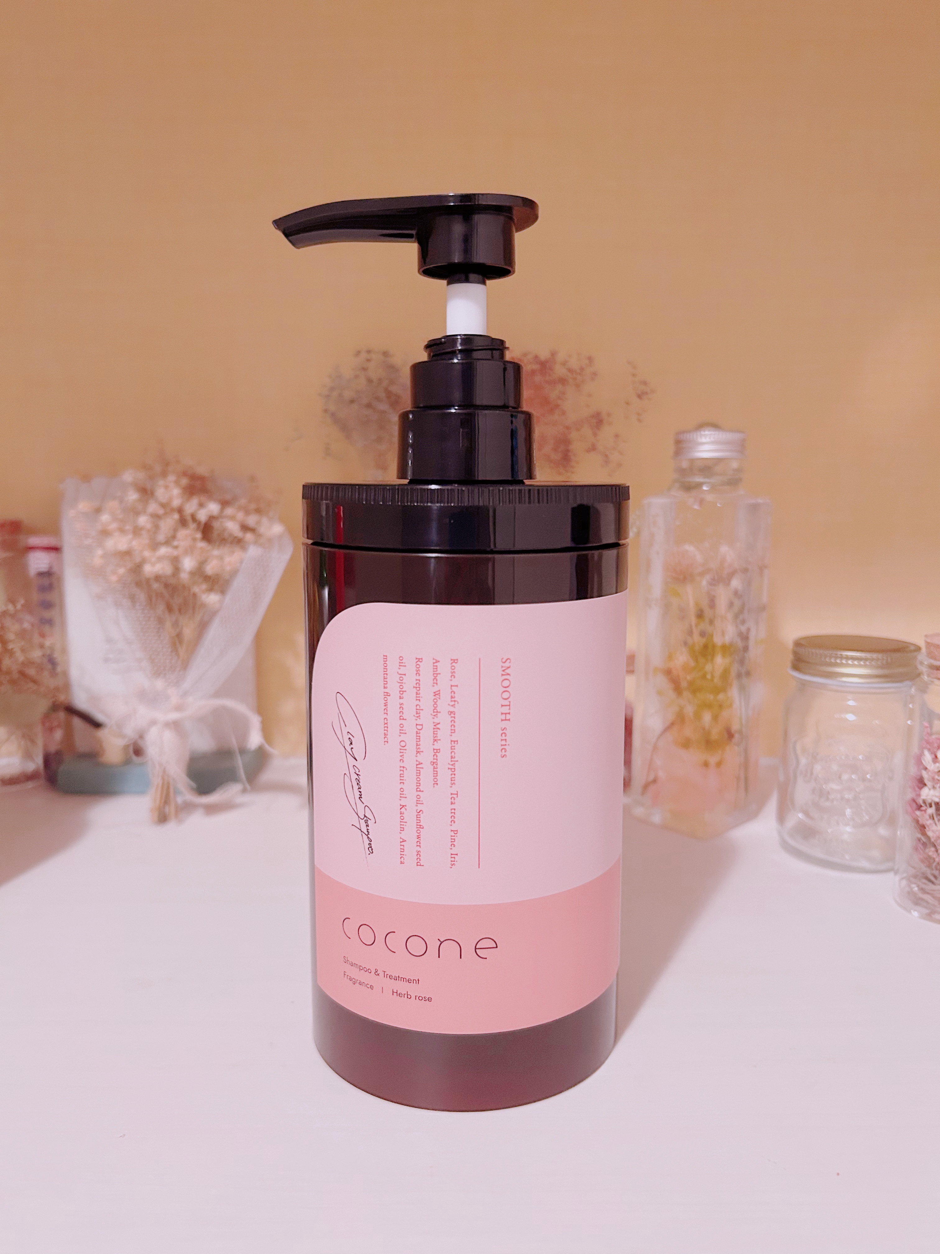 クレイクリームシャンプー（スムース） 380g/cocone/市販シャンプーを使ったクチコミ（1枚目）