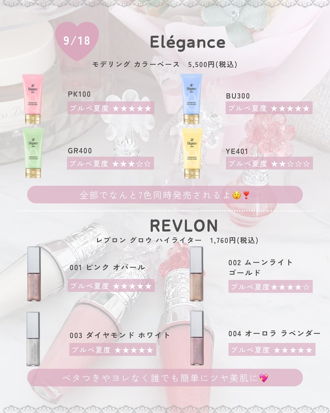 ぴーちゃん🧡インスタでコメント返信 on LIPS 「【ブルベ夏コスメカレンダー】#ブルベ夏#コスメカレンダー#新作..」(4枚目)