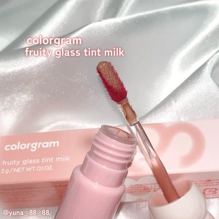 タンフルグラスティントミルク/Colorgram/リップティントを使ったクチコミ(3枚目)