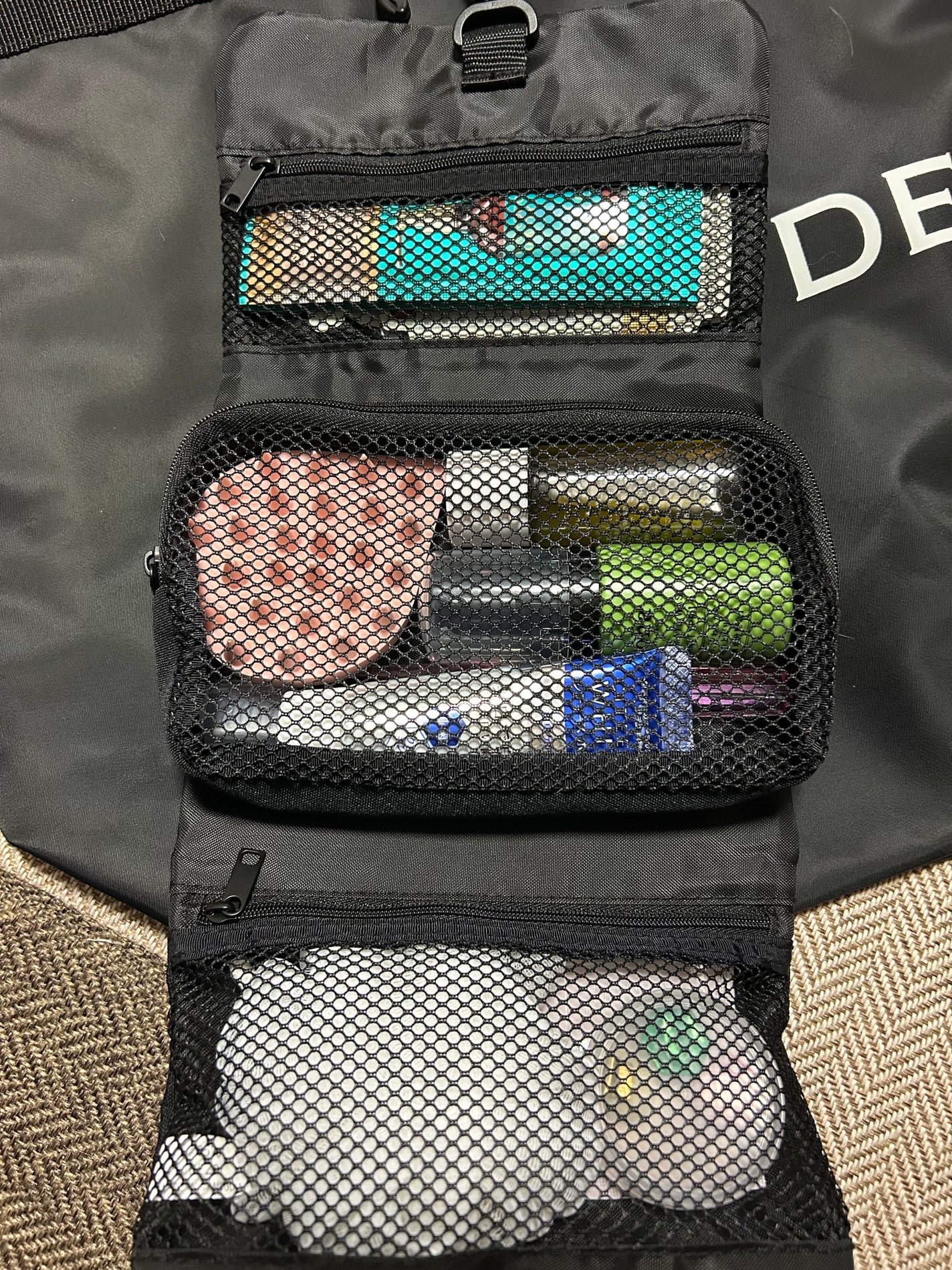 ポリエステル吊るせるケース小物ポケット/無印良品/その他を使ったクチコミ(3枚目)