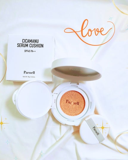 シカマヌ セラム クッションファンデ/parnell/クッションファンデーションを使ったクチコミ(4枚目)