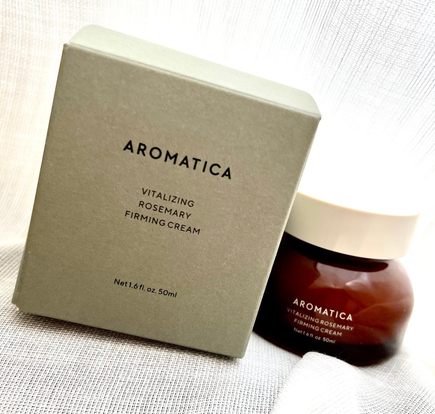 バイタライジングローズマリーファーミングクリーム/AROMATICA/フェイスクリームを使ったクチコミ(1枚目)