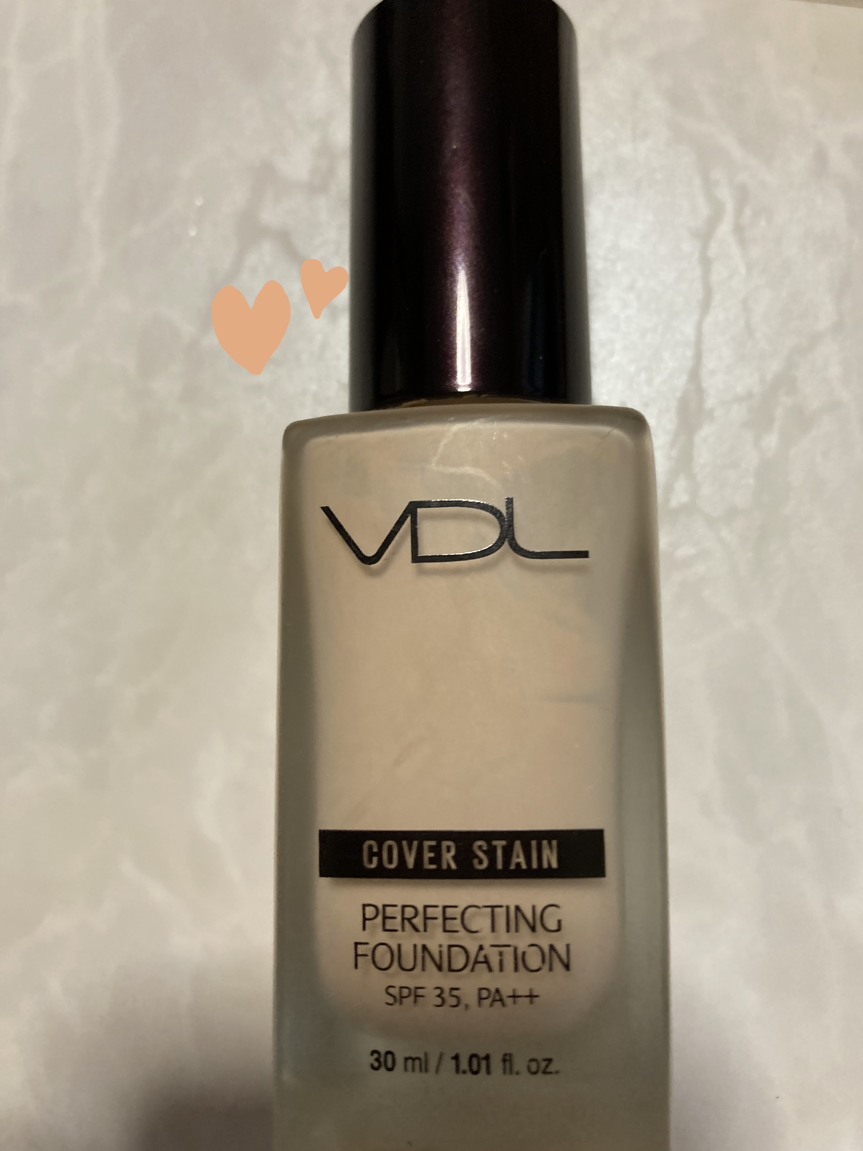 カバーステイン パーフェクティング ファンデーション/VDL/リキッドファンデーションを使ったクチコミ（1枚目）