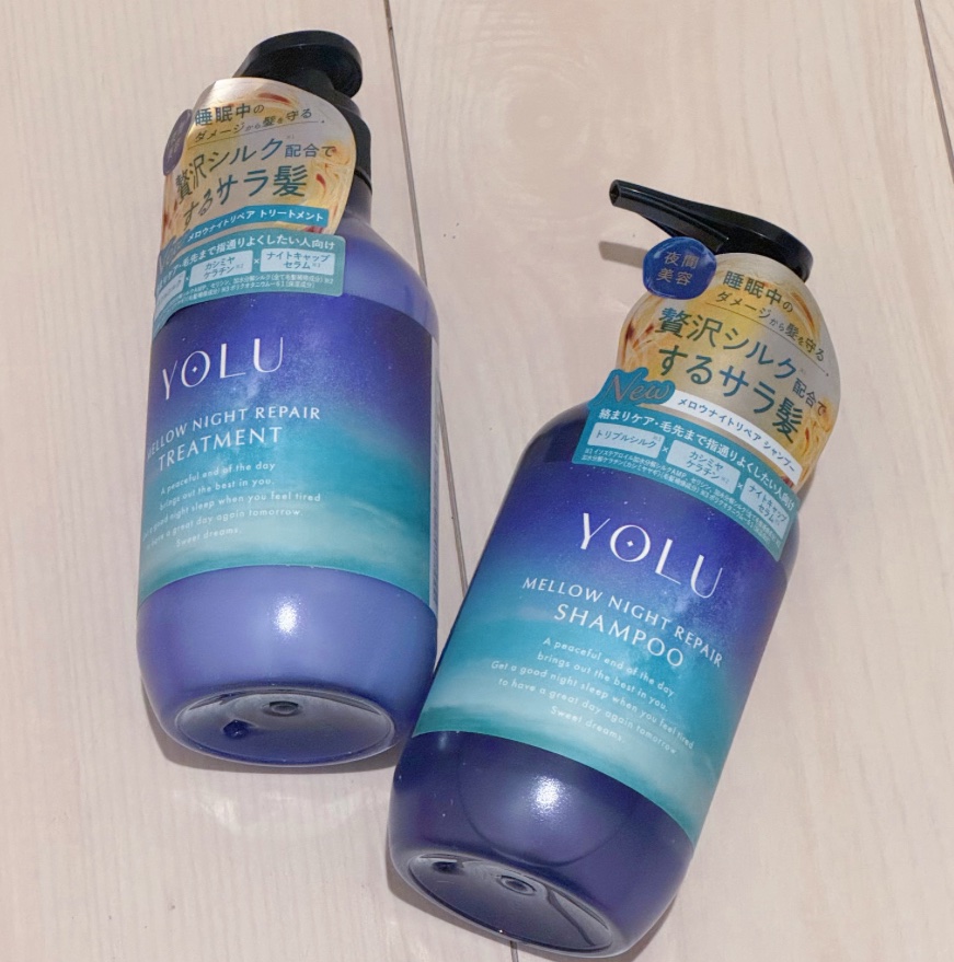 ヨル　メロウナイトリペアシャンプー/トリートメント/YOLU/市販シャンプーを使ったクチコミ（2枚目）