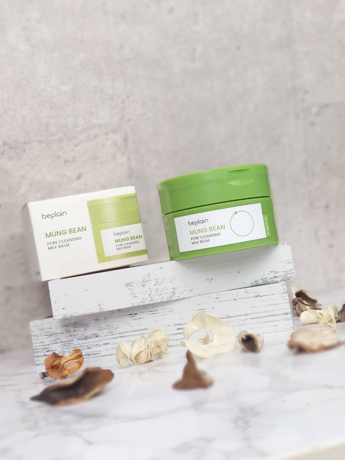 緑豆毛穴クレンジングミルクバーム/beplain/クレンジングバームを使ったクチコミ(1枚目)