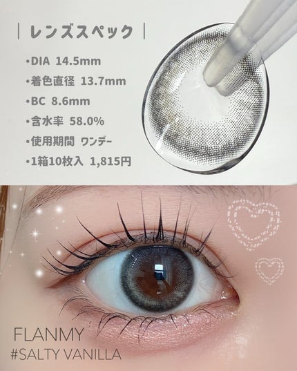 FLANMY 1day ソルティーバニラ/FLANMY/ワンデー(1DAY)カラコンの画像