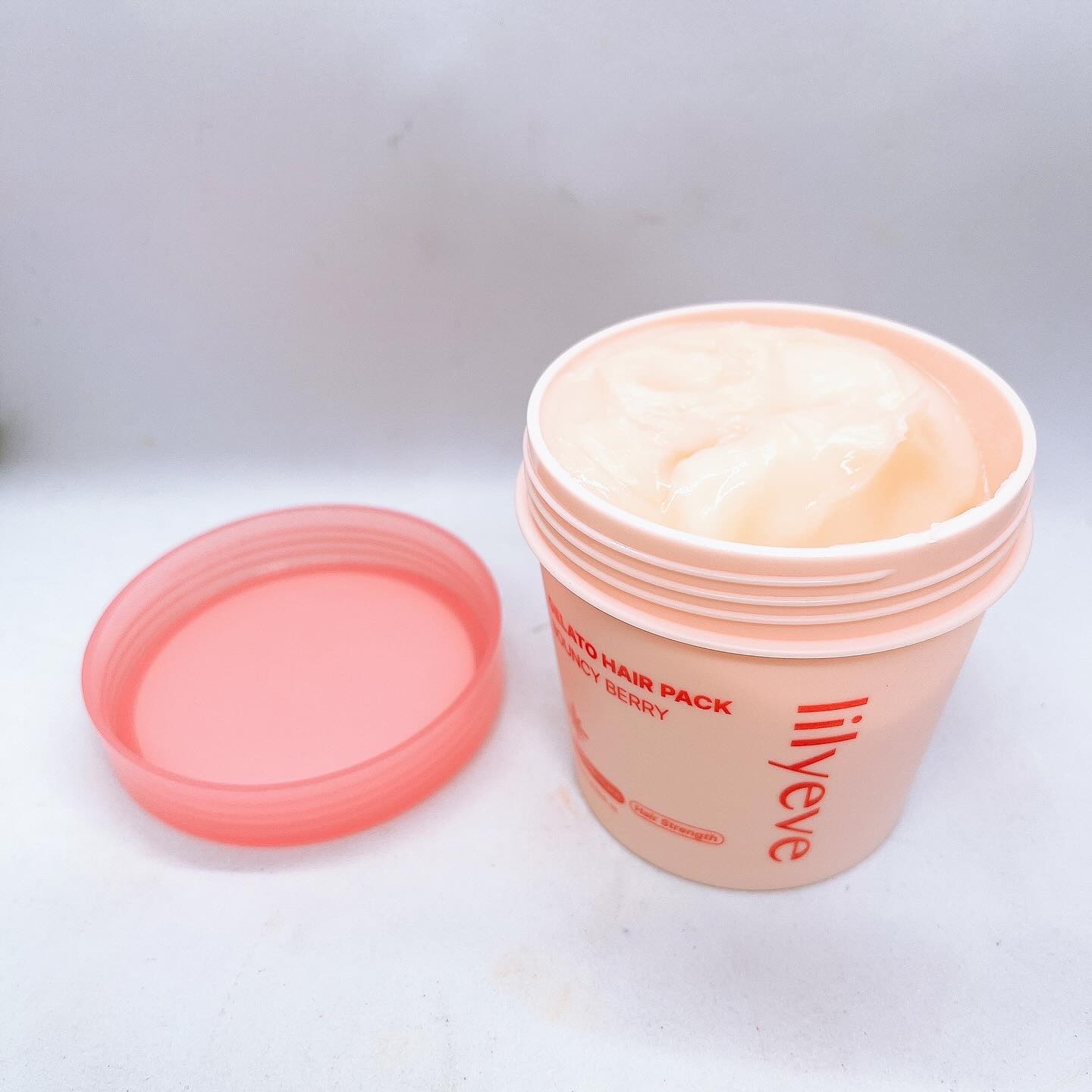 リペアターンジェラートヘアパック バウンシーベリー/リリーイブ/洗い流すヘアトリートメントを使ったクチコミ（2枚目）