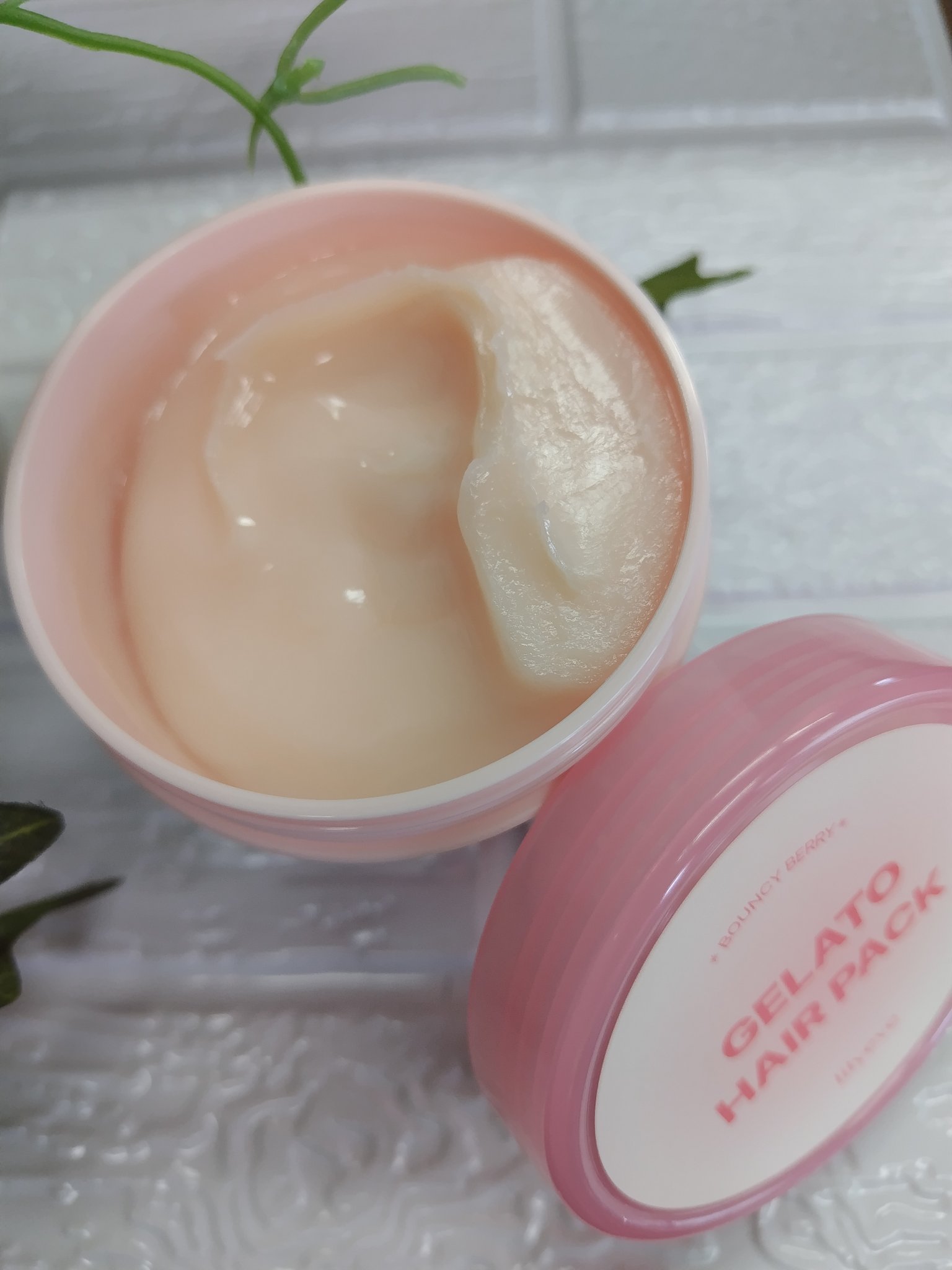 リペアターンジェラートヘアパック バウンシーベリー/リリーイブ/洗い流すヘアトリートメントを使ったクチコミ（2枚目）