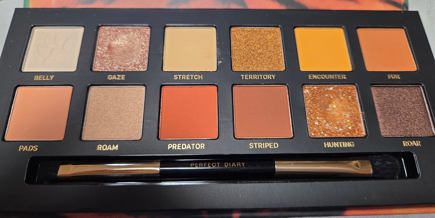 エクスプローラ12色 動物アイシャドウパレット/PERFECT DIARY/アイシャドウパレットを使ったクチコミ(4枚目)