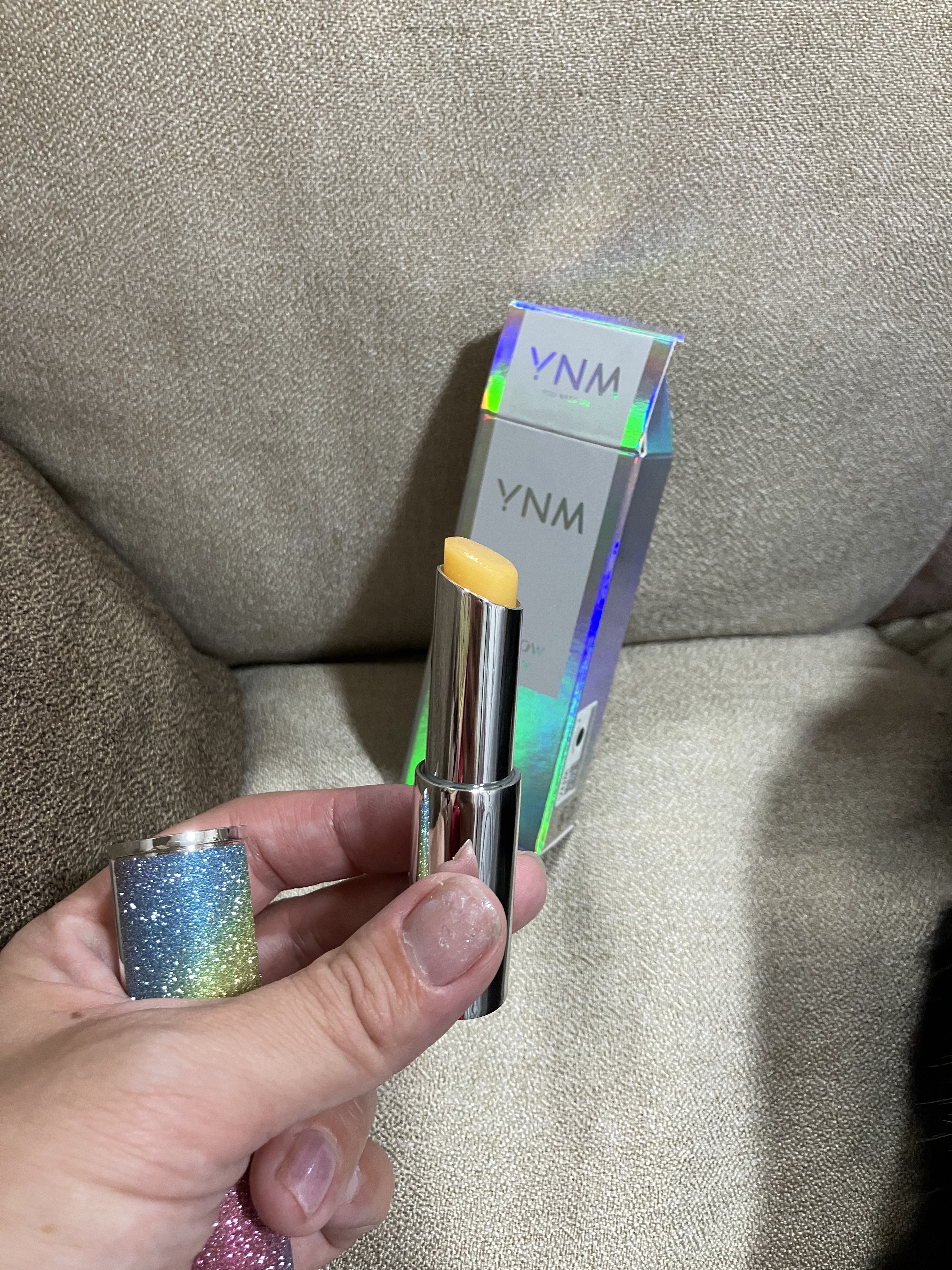 YNM  レインボーハニーリップバーム/YNM/リップバームを使ったクチコミ（3枚目）
