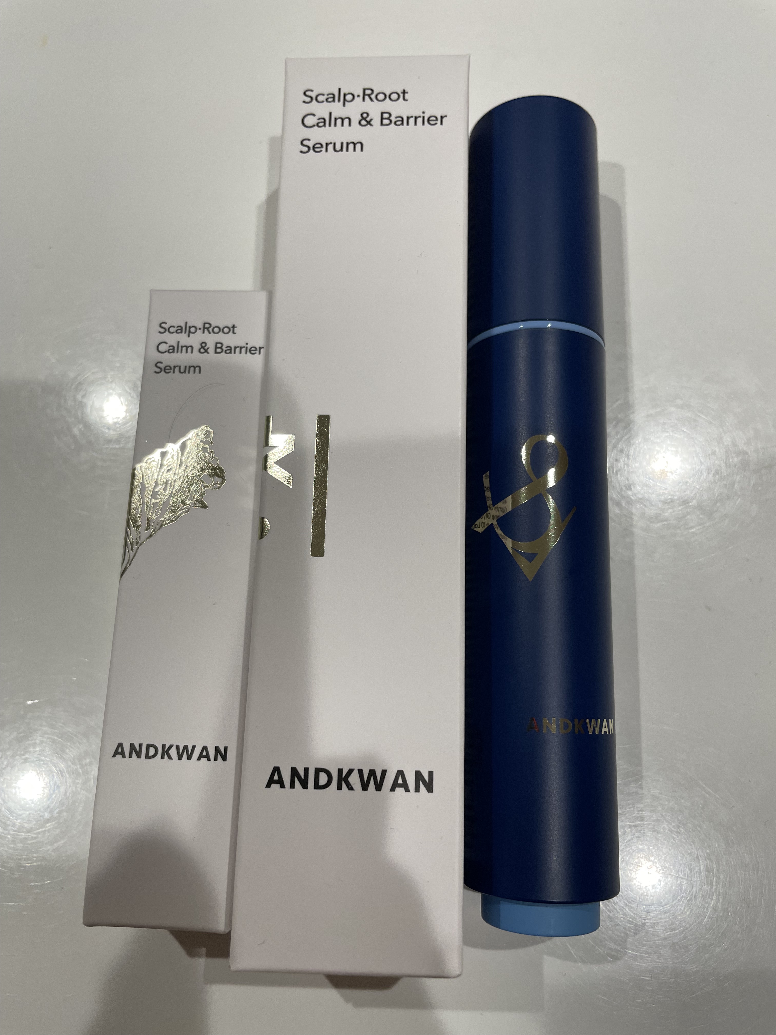 Scalp Root Calm & Barrier（コンブ一体型＋リフィル セット）/ANDKWAN/スカルプブラシを使ったクチコミ（1枚目）