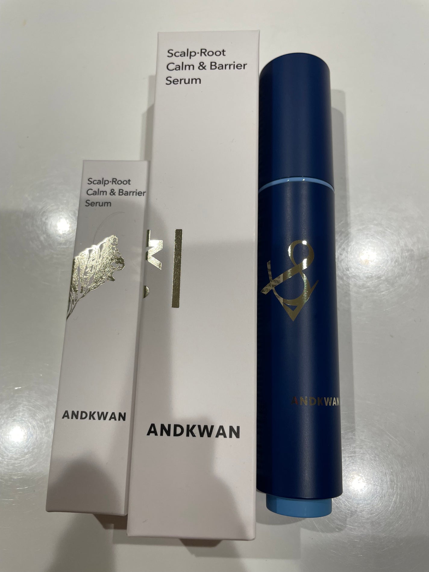 Scalp Root Calm & Barrier(コンブ一体型+リフィル セット)/ANDKWAN/スカルプブラシを使ったクチコミ(1枚目)