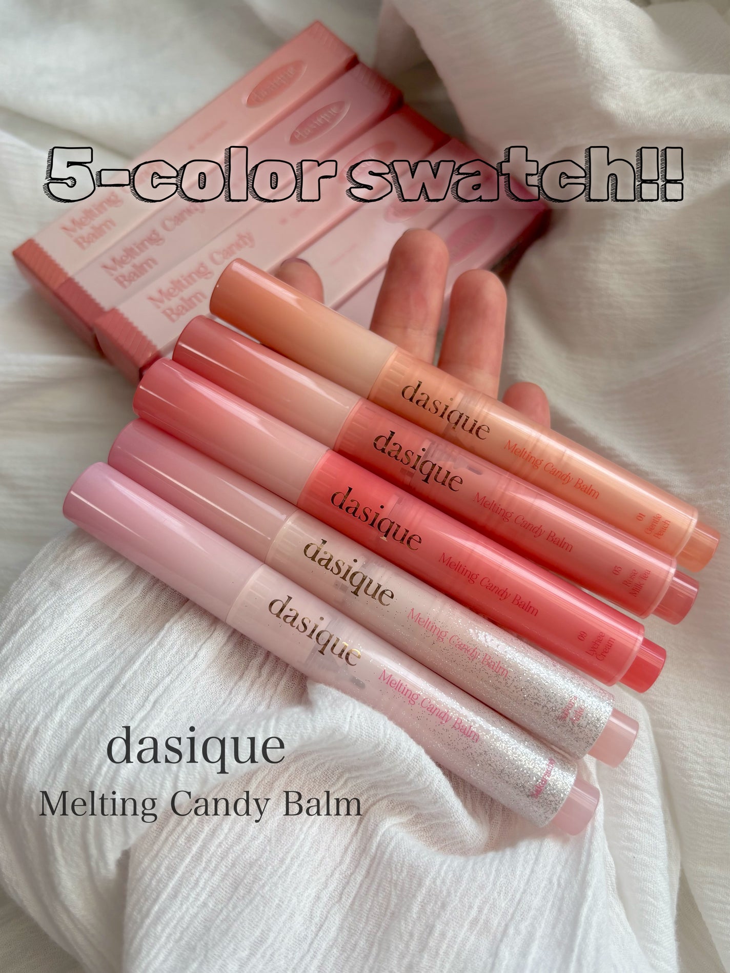 メルティングキャンディーバーム/dasique/口紅を使ったクチコミ(1枚目)