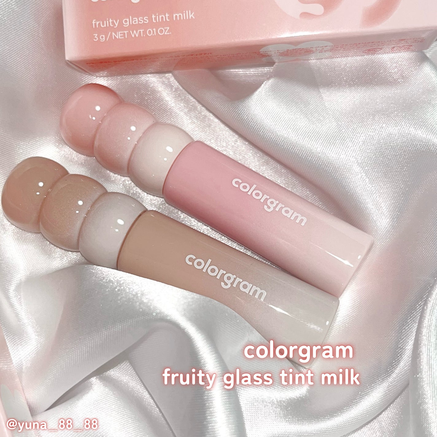 カラーグラム タンフルグラスティントミルク/Colorgram/リップティントを使ったクチコミ(2枚目)