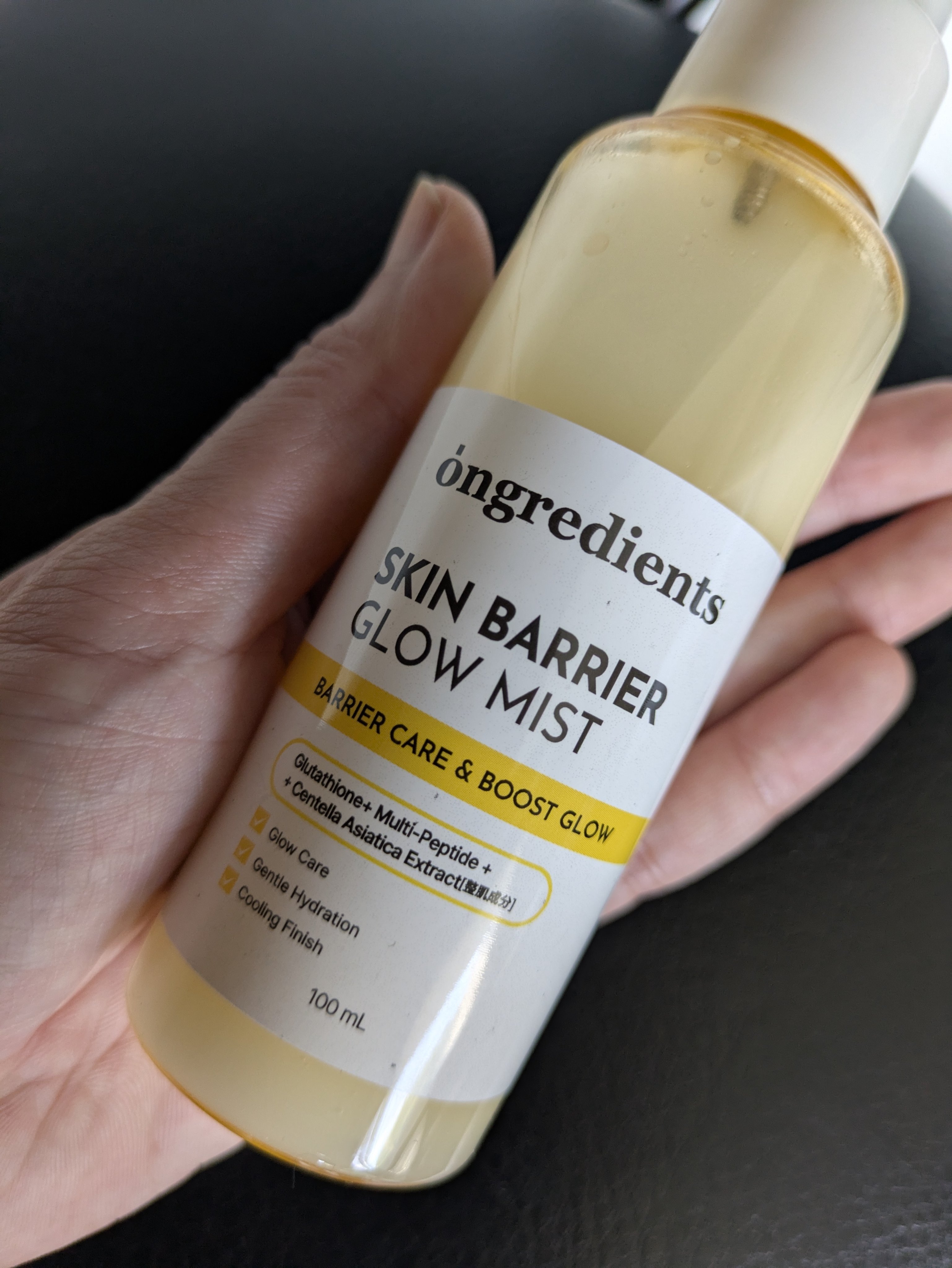 オングリディエンツ スキンバリアグローミスト/Ongredients/ミスト状化粧水を使ったクチコミ（1枚目）