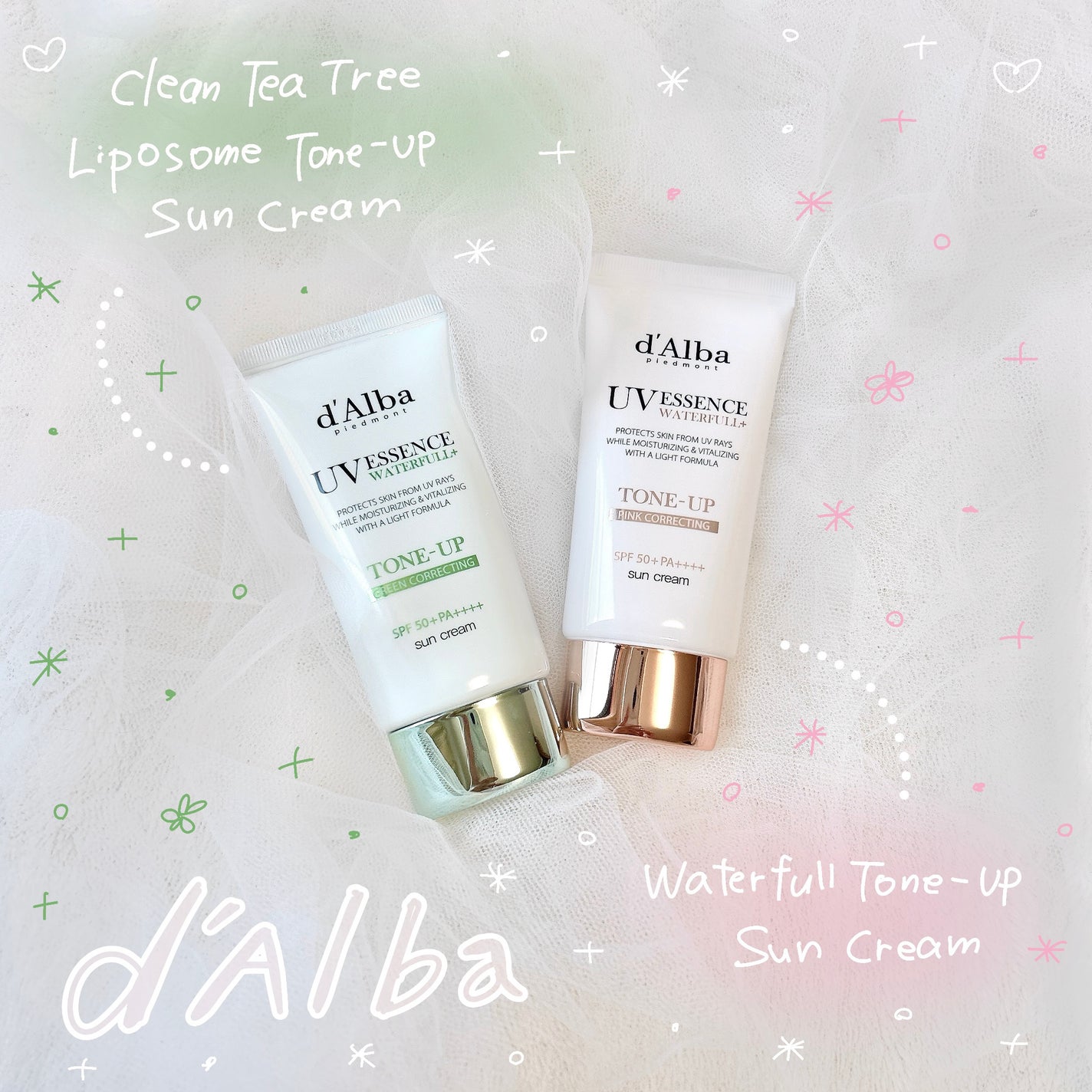 ウォータフルトーンアップサンクリーム/ダルバ/日焼け止めクリームを使ったクチコミ(1枚目)