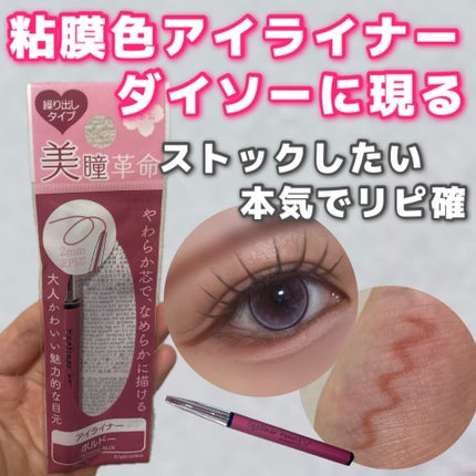 アイライナーペンシルD/DAISO/ペンシルアイライナーを使ったクチコミ(1枚目)