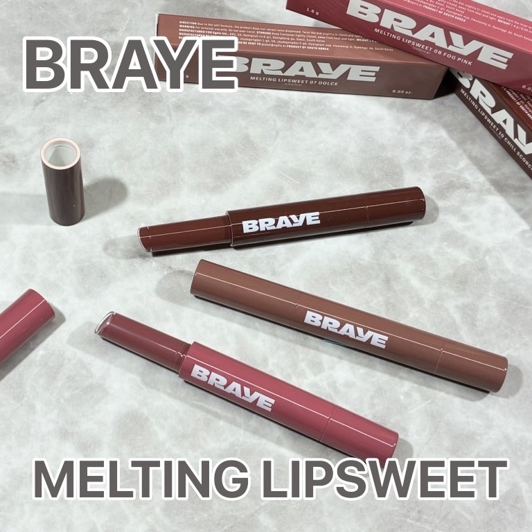 メルティングリップスウィート/BRAYE/口紅を使ったクチコミ（1枚目）