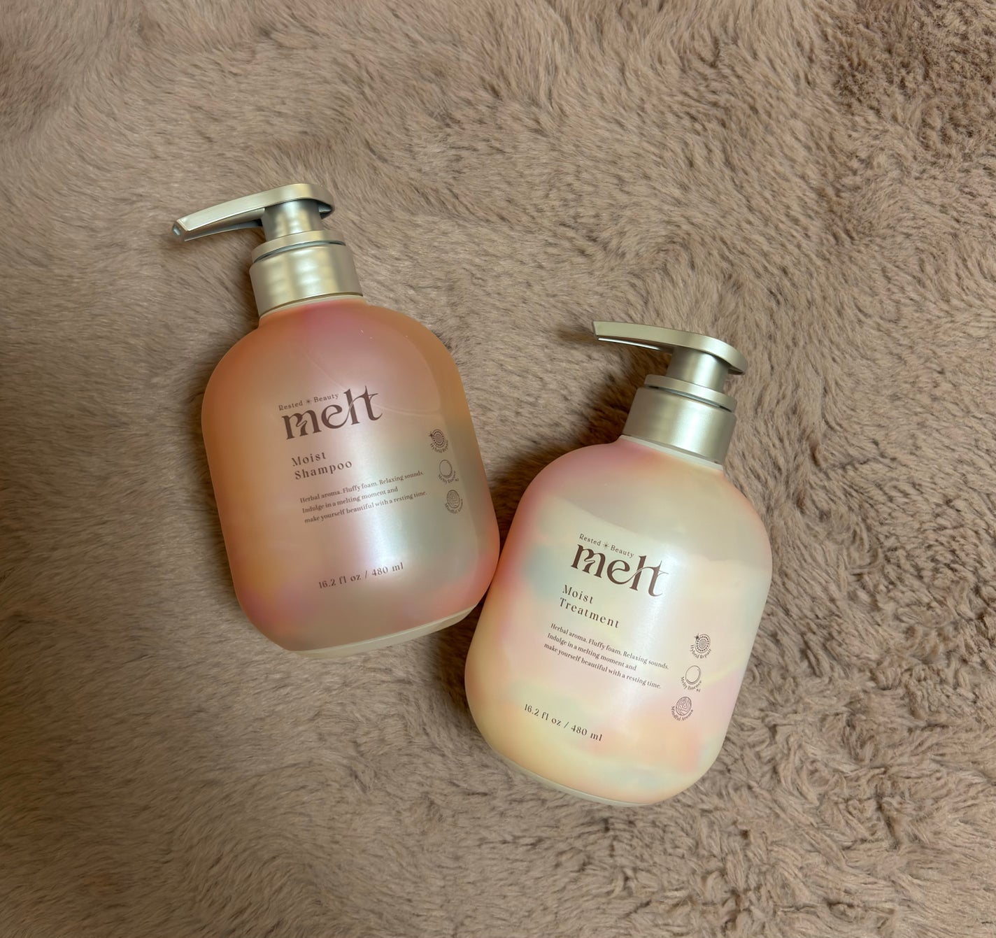 メルト モイストポンプペア+クリーミーメルトフォーム付き/melt/市販シャンプーを使ったクチコミ(1枚目)