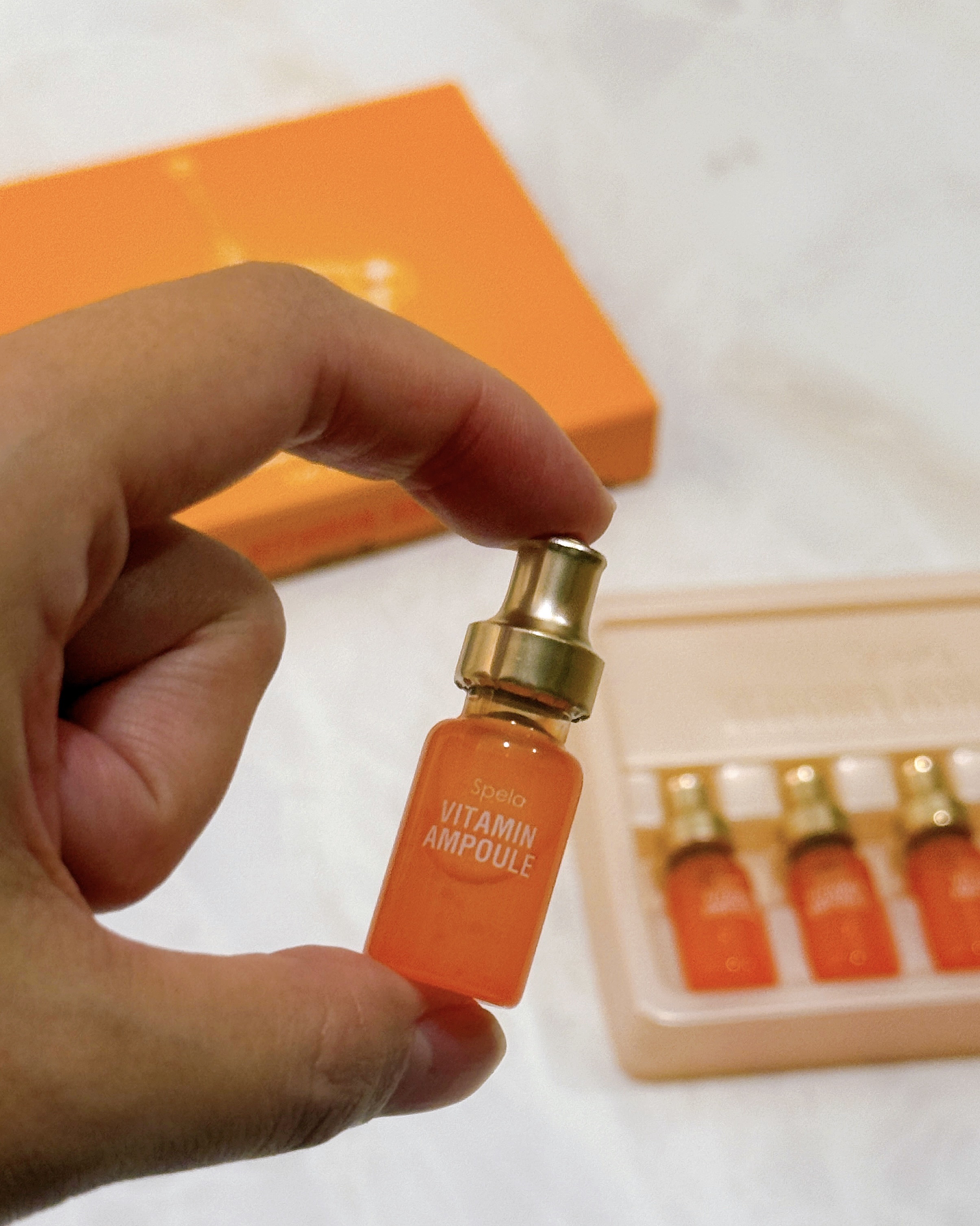 ビタミンアンプル2ml（5本入り）/Spela/美容液を使ったクチコミ（3枚目）