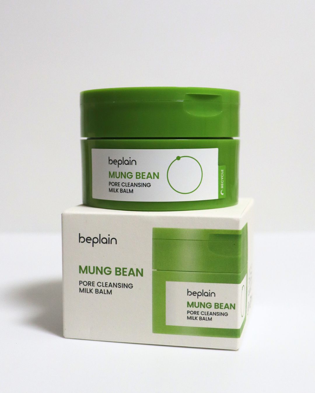 緑豆毛穴クレンジングミルクバーム/beplain/クレンジングバームを使ったクチコミ（2枚目）