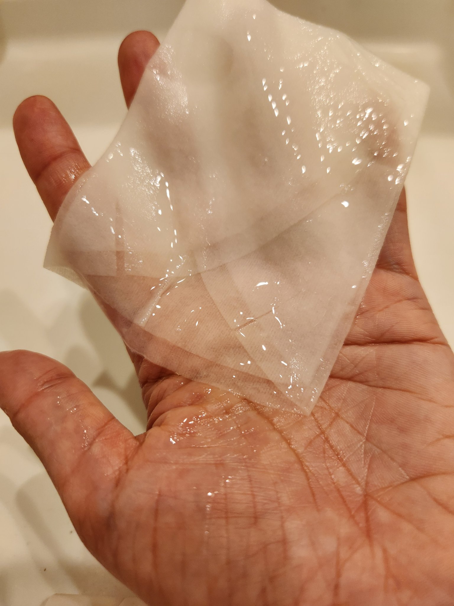 PHセンシティブマスクスージング＆モイスト/SAM'U/シートマスク・パックを使ったクチコミ（2枚目）