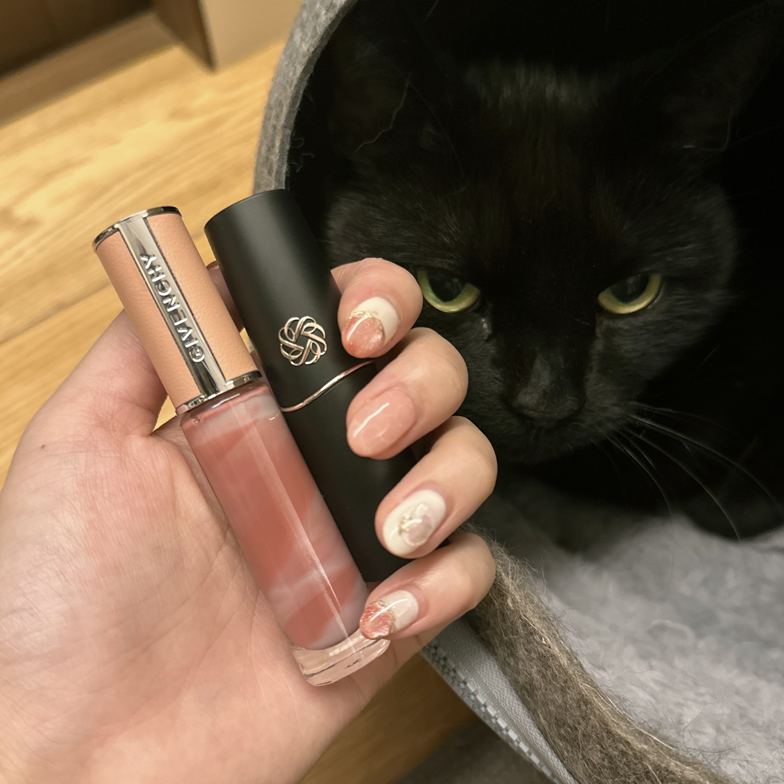 ローズ・パーフェクト・リキッド/GIVENCHY/口紅を使ったクチコミ（1枚目）