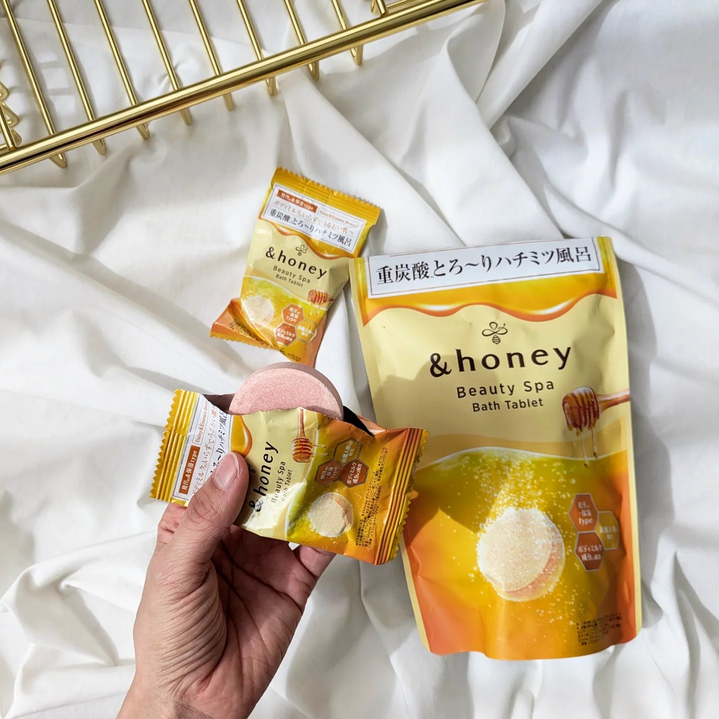 リラックス スパ バスタブレット/&honey/入浴剤を使ったクチコミ（3枚目）